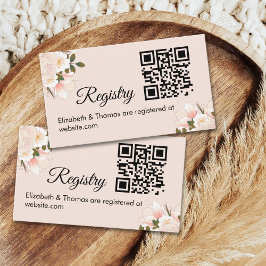 Creamy Rose Garden Bridal Celebration Tilläggskort