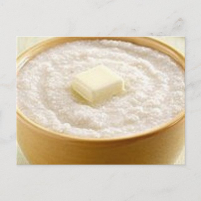 Creamy Southern Grits Recipe Vykort (Framsida)
