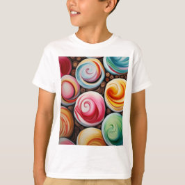 Creamy Swirls T Shirt