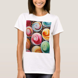Creamy Swirls T Shirt