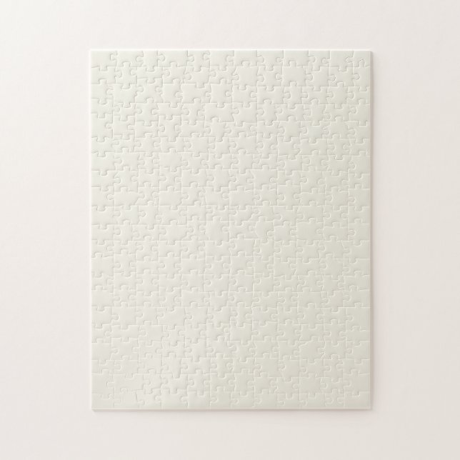 Creamy White Solid Färg Pussel (Vertikal)