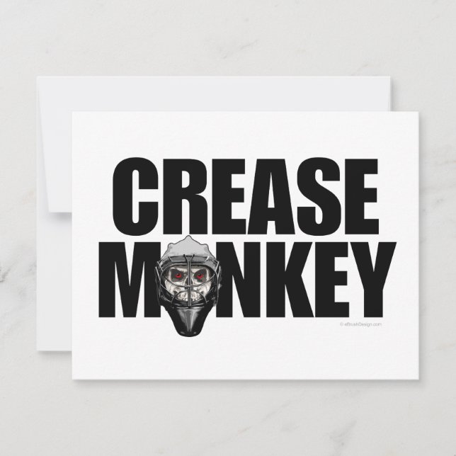 Crease Monkey (Hockey Goalie) (Framsida)