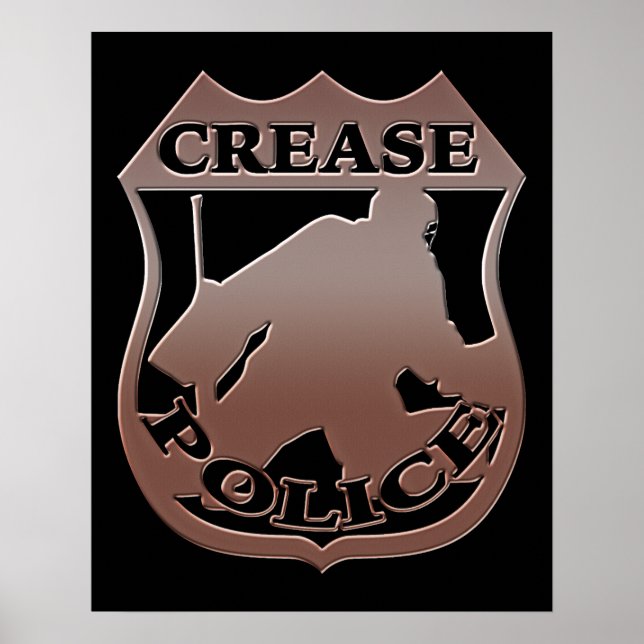 Crease Police Hockey Poster (Framsidan)