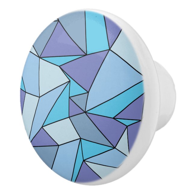 "Creases" Shades of Blue Knopp (Höger)