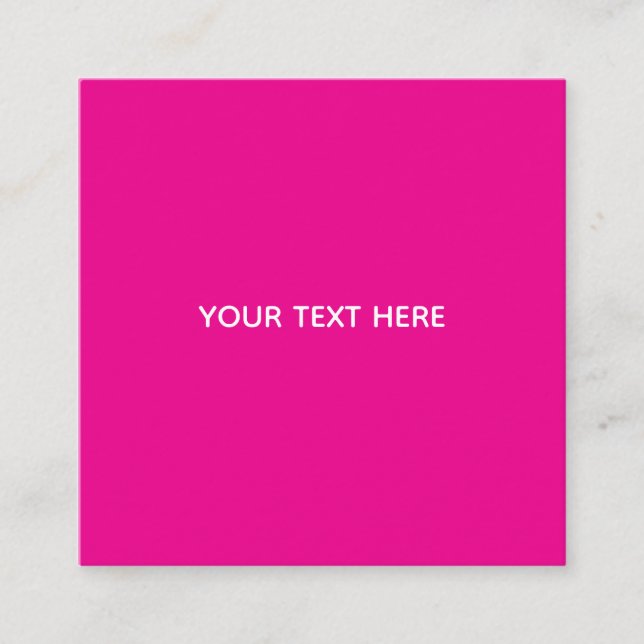 Creat Your Own Megenta Invitation Postcard (Framsida)