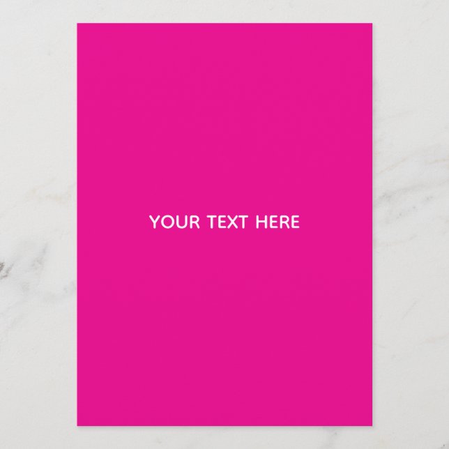 Creat Your Own Megenta Invitation Postcard Program (Framsida)