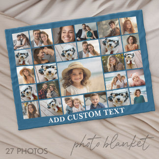 Create a Funky Photo Collage with 27 Photos Fleecefilt