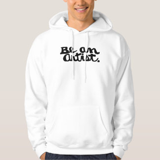 Create Freely: Handwritten Artistic Motto Hoodie