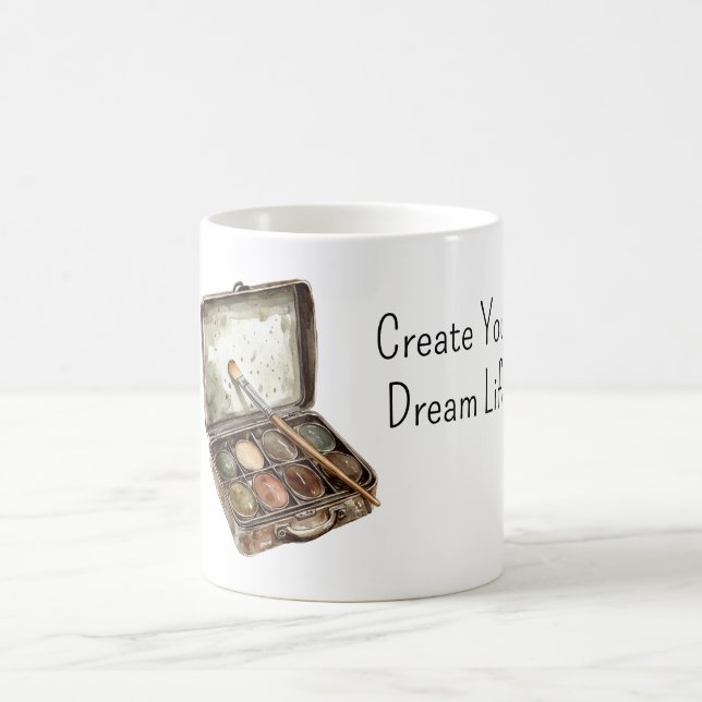 Create Your Dream Life Paint Kaffemugg (Center)