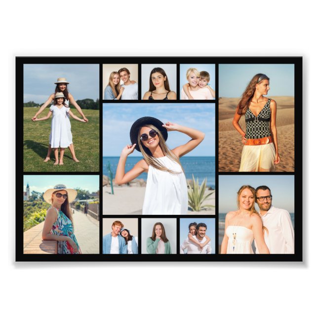 Create Your Own 11 Photo Collage Photo Enlargement Fototryck (Framsidan)