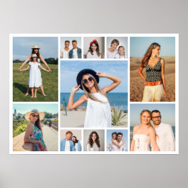 Create Your Own 11 Photo Collage  Poster