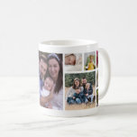 Create Your Own 13 Family Photo Collage White Kaffemugg<br><div class="desc">Celebrate your favorite memories with this personalized 13 photo collage mug. Featuring a clean grid layout, this custom picture mug beautifully displays thirteen of your favorite photos in a modern, timeless style. Simply upload your images to create a unique multi photo mug perfect for everyday coffee or tea. Whether as...</div>
