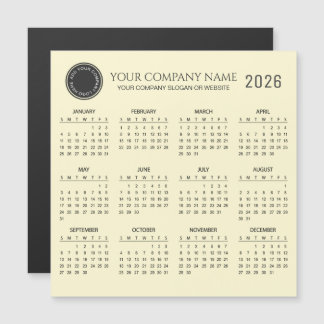Create Your Own 2026 Company Calendar | Magnet