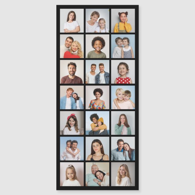 Create Your Own 21 Photo Magnetic Card (Framsida)