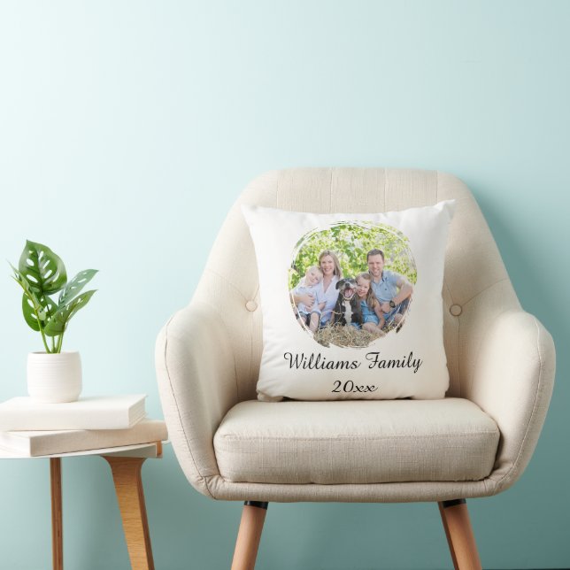Create Your Own 2 Photo Family  Kudde (Stol)