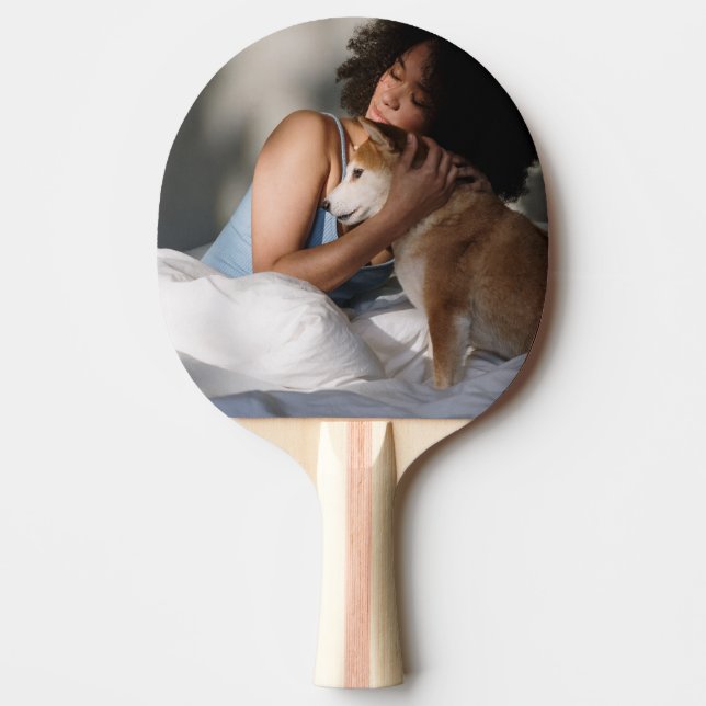 Create Your Own 2 Photo Ping Pong Paddle Pingisracket (Framsidan)