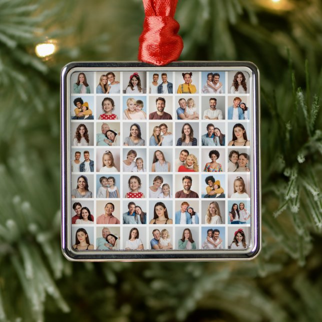 Create Your Own 49 Photo Collage Julgransprydnad Metall (Träd)