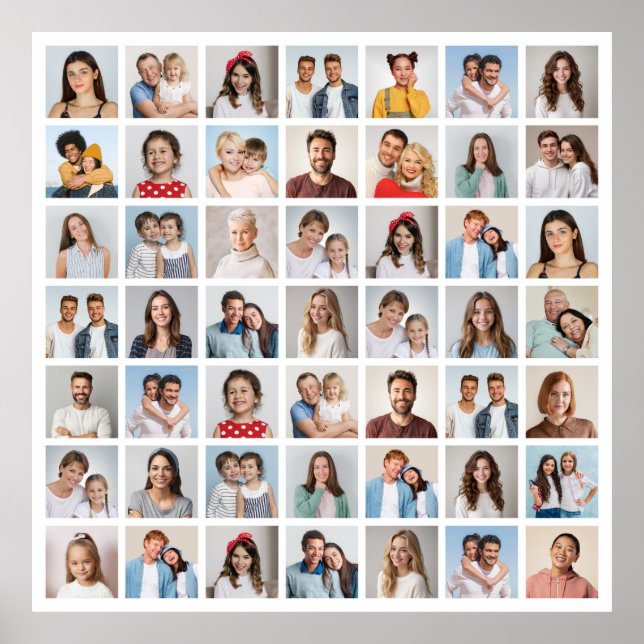 Create Your Own 49 Photo Collage  Poster (Framsidan)