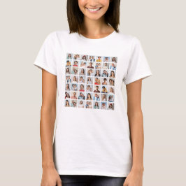 Create Your Own 49 Photo Collage Women's T Shirt