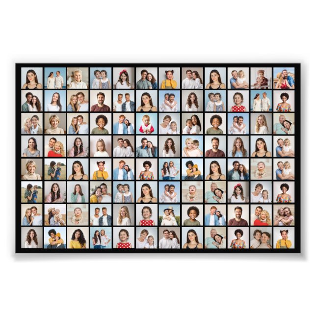 Create Your Own 96 Photo Collage Photo Enlargement Fototryck (Framsidan)