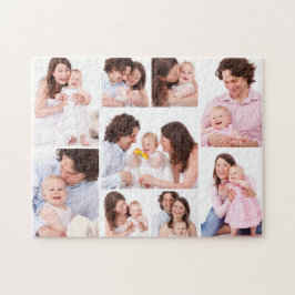 Create Your Own 9 Photo Collage Jigsaw Puzzle Pussel