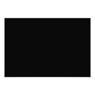 Create Your Own Black Custom Design Holiday Card Fototryck