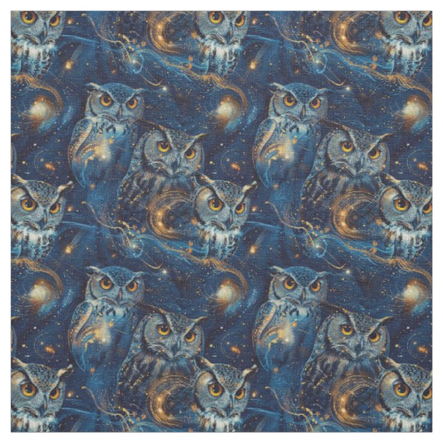 Create Your Own Blue Celestial Owls Tyg (Prov)