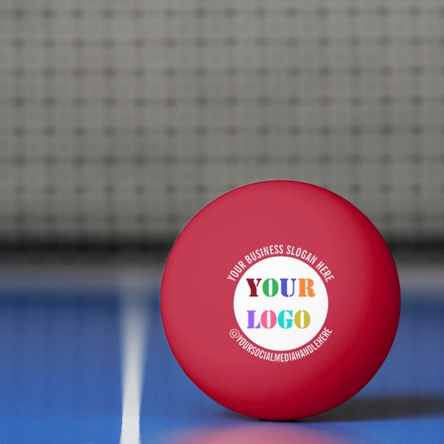 Create Your Own Branded Ping Pong Balls Example Pingisboll (Netto)