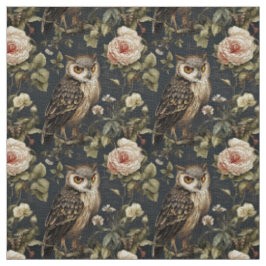 Create Your Own Brown Owl Pink Roses Tyg