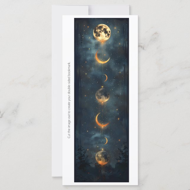 Create Your Own Changing Moons Bookmark Card (Framsida)