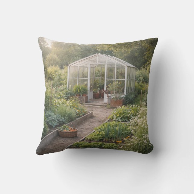 Create your own coffee before gardenening photo kudde (Baksida)