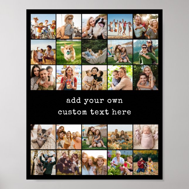 Create Your Own Custom 25 Photo Collage Poster (Framsidan)
