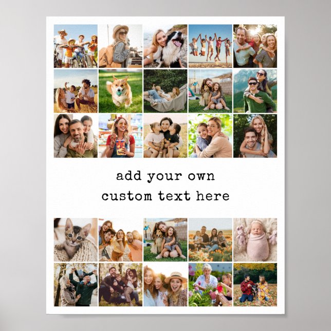 Create Your Own Custom 25 Photo Collage Poster (Framsidan)