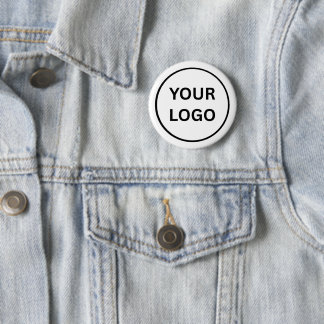 Create Your Own Custom Business Logo2¼ Inch Button Knapp