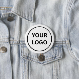 Create Your Own Custom Business Logo 3 Inch Button Knapp
