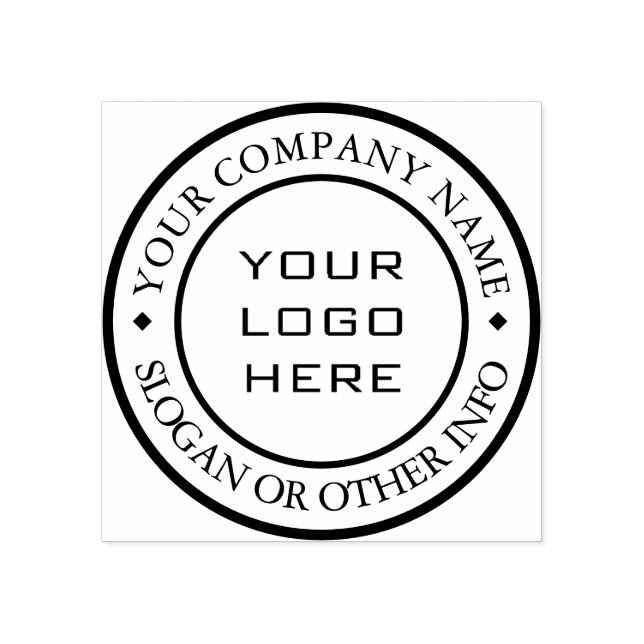 Create Your Own Custom Business Logo  Stämpel (Tryck)