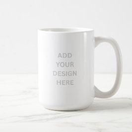 Create Your Own Custom Design 15oz Coffee Mug Kaffemugg