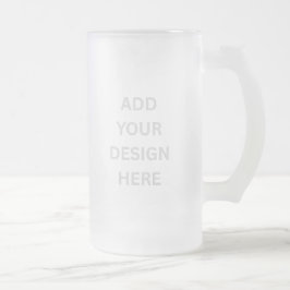 Create Your Own Custom Design 16oz Frostat Ölglas