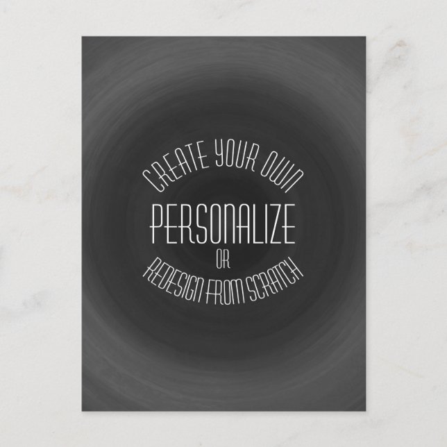 Create Your Own - Custom Design Vykort (Framsida)