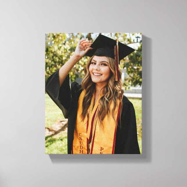 Create Your Own Custom Graduate Photo Canvastryck (Framsida)
