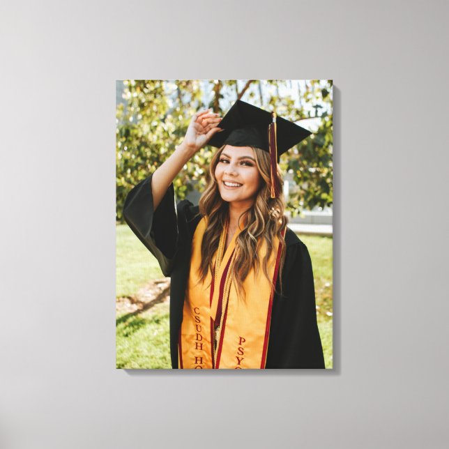 Create Your Own Custom Graduate Photo Canvastryck (Framsida)