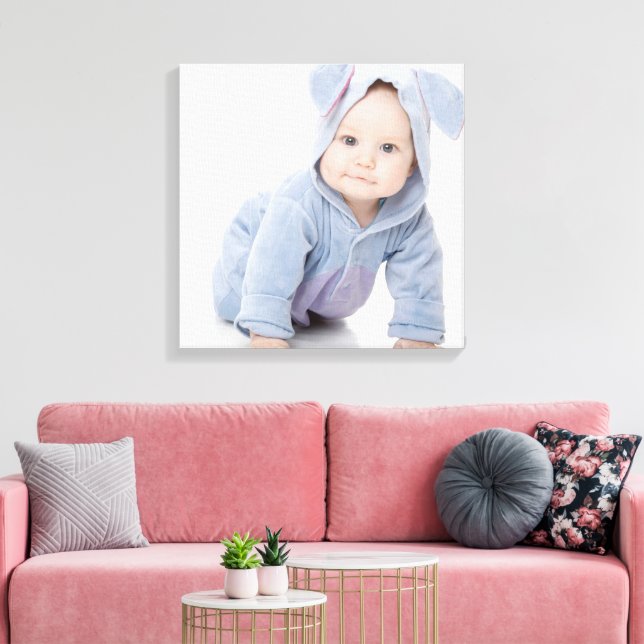 Create Your Own Custom Kids Children Photo Modern Canvastryck (Insitu (Vardagsrum))