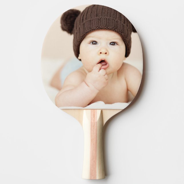 Create Your Own Custom Kids Children Photo Modern Pingisracket (Framsidan)