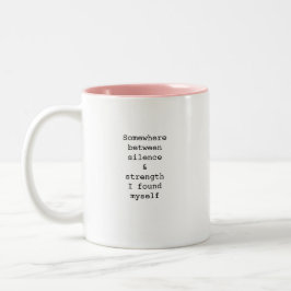 Create Your Own Custom Quote Coffee Mug Två-Tonad Mugg