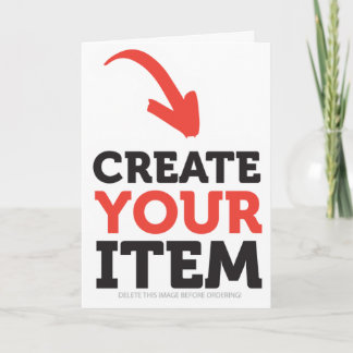 CREATE-YOUR-OWN Custom upload design Christmas Kort