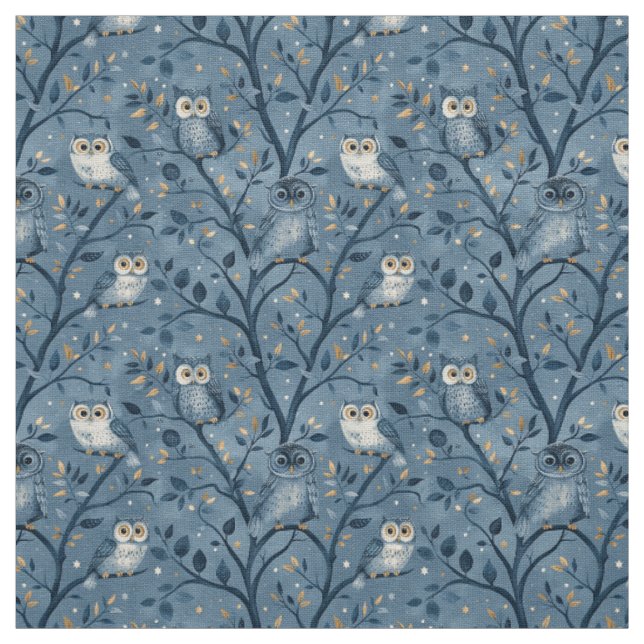 Create Your Own Cute Winter Owls Tyg (Prov)