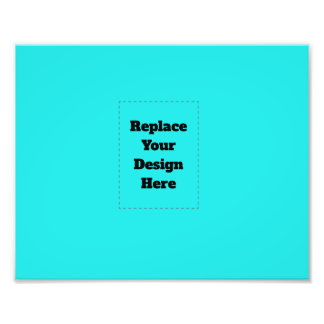 Create Your Own cyan Fototryck