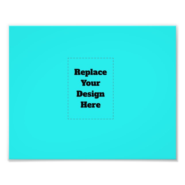 Create Your Own cyan Fototryck (Framsidan)