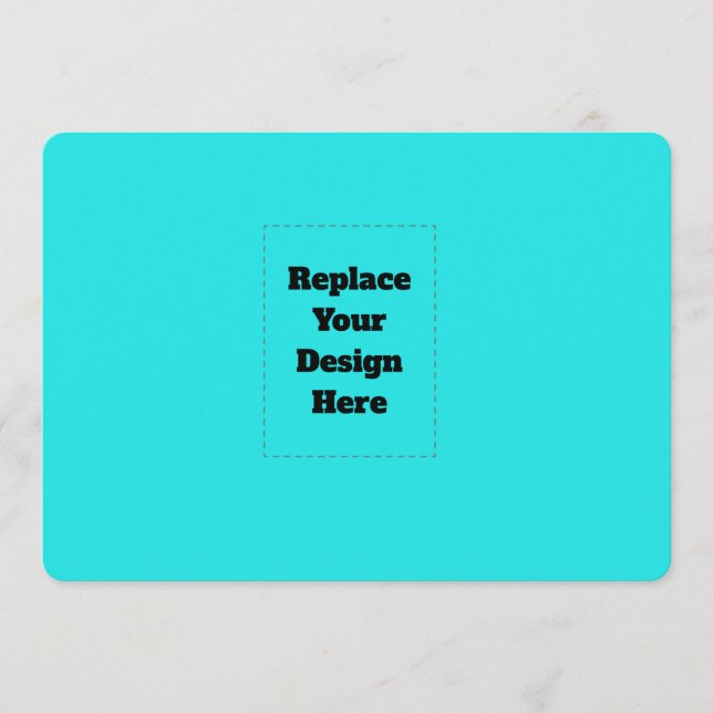 Create Your Own cyan Rådkort (Framsida)