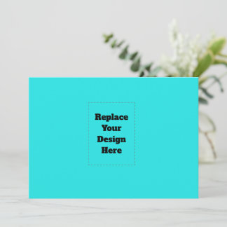 Create Your Own cyan Rådkort